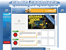 Tablet Screenshot of gamesprocket.com